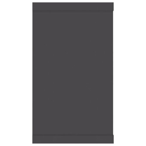 Wall Cube Shelves 6pcs Grey 80x15x26.5cm Engineered Wood - Image 8