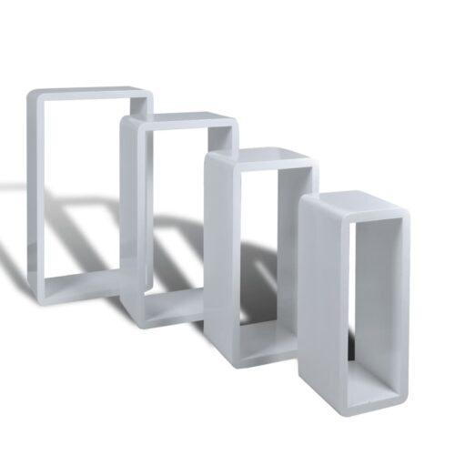 Wall Cube Shelves 8pcs White - Image 3