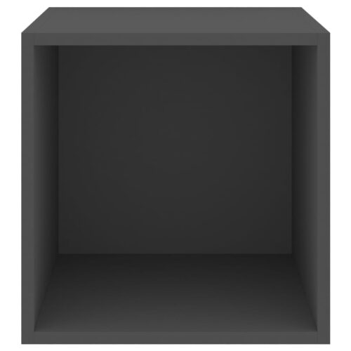 Wall Mounted Storage Shelf Cube Bookshelf Unit Stand Cabinet Bookcase Rack Grey - Image 9