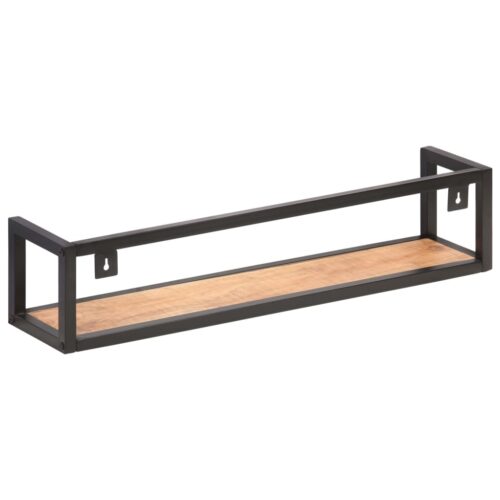 Wall Shelves 2pcs 80cm Solid Acacia Wood - Image 4
