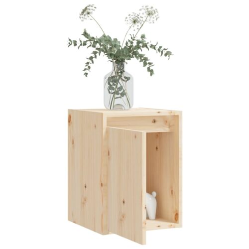 Wall Cabinets 2pcs 30x30x40cm Solid Wood Pine - Image 4