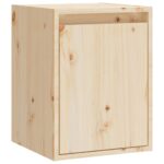 Wall Cabinets 2pcs 30x30x40cm Solid Wood Pine