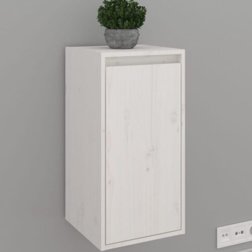 Wall Cabinets 2pcs White 30x30x60cm Solid Wood Pine - Image 4