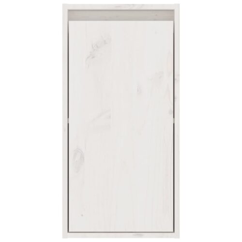 Wall Cabinets 2pcs White 30x30x60cm Solid Wood Pine - Image 8