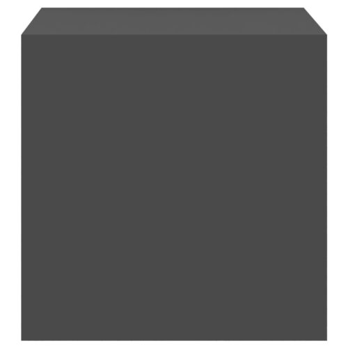 Wall Cabinets 2pcs Grey 37x37x37cm Engineered Wood - Image 9