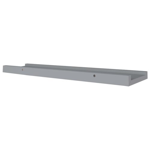 Picture Frame Ledge Shelves 2pcs Grey 60x9x3cmmDF - Image 6