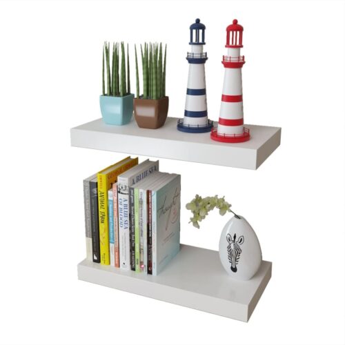 Wall Shelves 4pcs White 40cm - Image 3