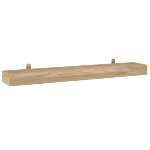 Wall Shelves 2pcs 110x15x4cm Solid Wood Teak - Image 3