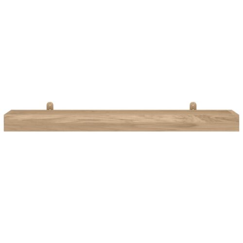 Wall Shelves 2pcs 110x15x4cm Solid Wood Teak - Image 4
