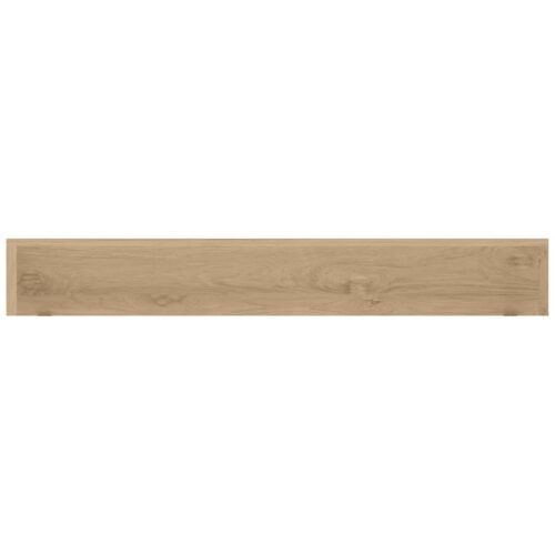 Wall Shelves 2pcs 110x15x4cm Solid Wood Teak - Image 7