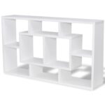 Display Storage Bookshelf Wall Mount Floating Book Cabinet Shelf Shelving Rack