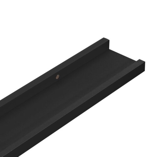 Picture Frame Ledge Shelves 2pcs Black 60x9x3cmmDF - Image 7