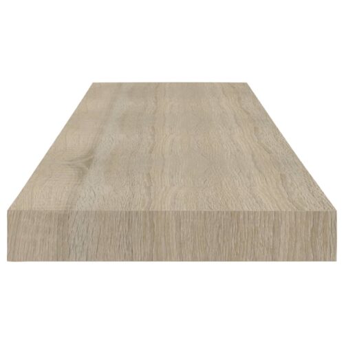 Floating Wall Shelves 2pcs Oak 80x23.5x3.8cm MDF - Image 5