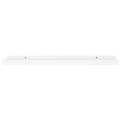 Picture Frame Ledge Shelves 2pcs White 60x9x3cm MDF - Image 4