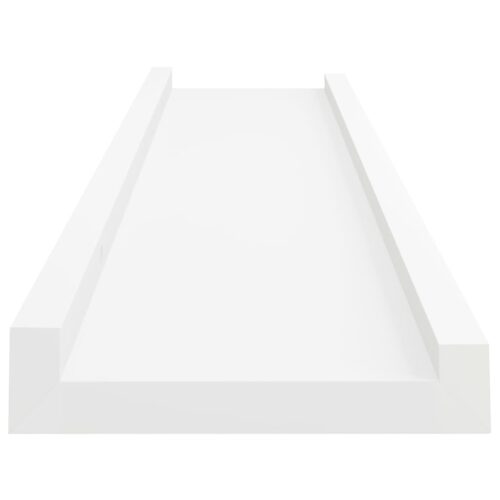 Picture Frame Ledge Shelves 2pcs White 60x9x3cm MDF - Image 5