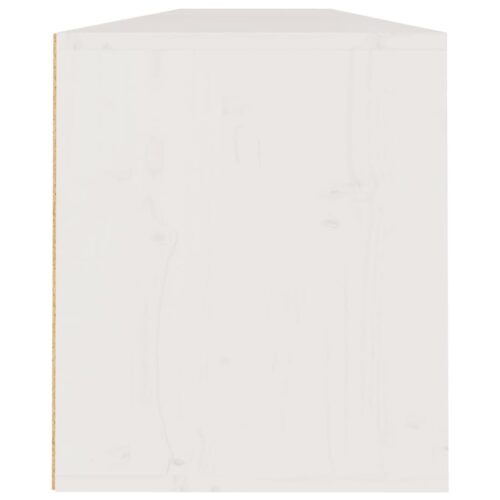 Wall Cabinets 2pcs White 100x30x35cm Solid Wood Pine - Image 6