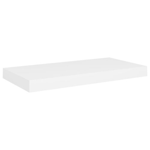 Floating Wall Shelves 2pcs White 50x23x3.8cm MDF - Image 3