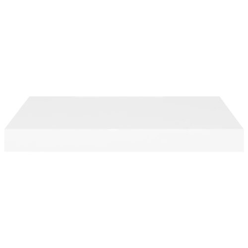 Floating Wall Shelves 2pcs White 50x23x3.8cm MDF - Image 4