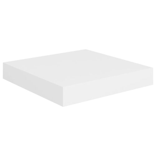 Floating Wall Shelf White 23x23.5x3.8cmmDF - Image 2