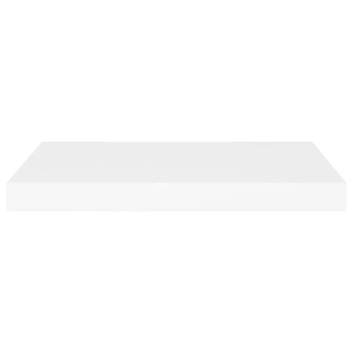 Floating Wall Shelf White 60x23.5x3.8cm MDF - Image 4