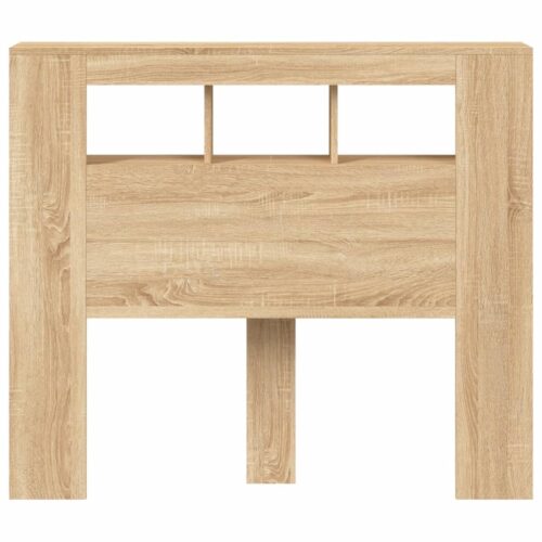 LED Headboard Sonoma Oak 120cm Engineered Wood - Image 6