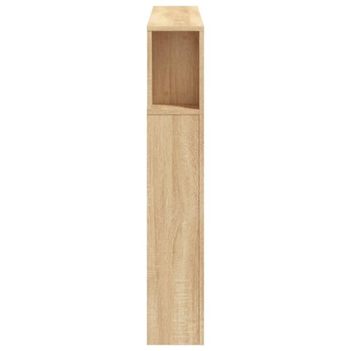 LED Headboard Sonoma Oak 120cm Engineered Wood - Image 7