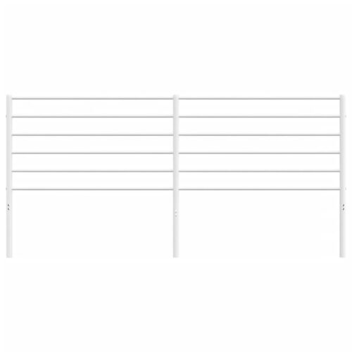 metal Headboard White 183cm King - Image 4