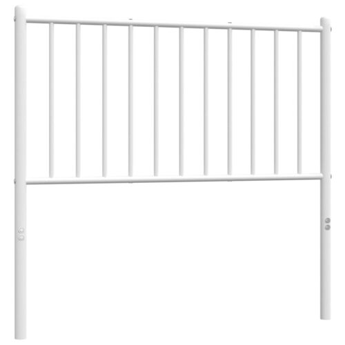metal Headboard White 90cm - Image 4