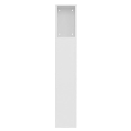 Headboard Cabinet White 100x18.5x104.5cm - Image 5