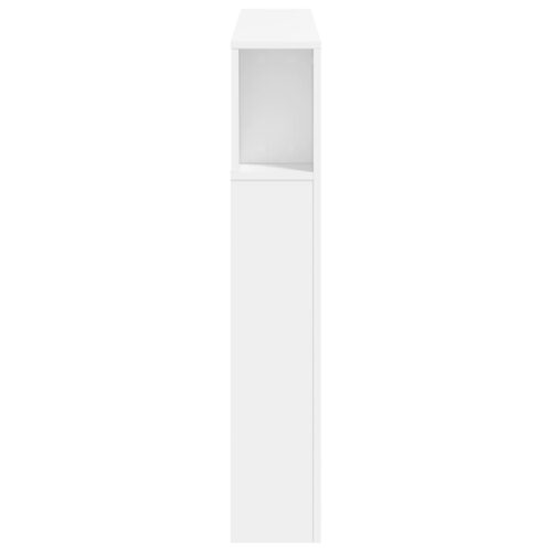 LED Headboard White 120cm Engineered Wood - Image 7