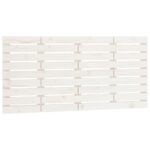 Wall Headboard White 141cm Solid Wood Pine