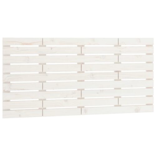 Wall Headboard White 141cm Solid Wood Pine