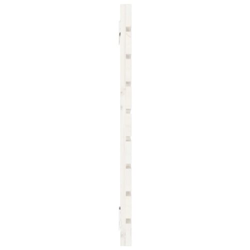 Wall Headboard White 141cm Solid Wood Pine - Image 5