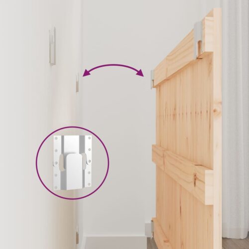 Wall Headboard 95.5cm Solid Wood Pine - Image 6
