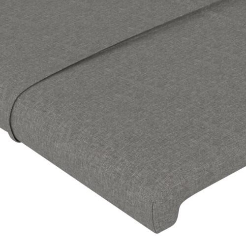 Headboards 4pcs Dark Grey 100cm Fabric - Image 4
