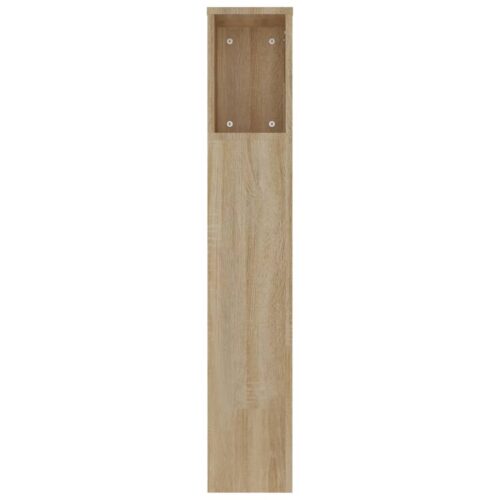 Headboard Cabinet Sonoma Oak 220x18.5x104.5cm - Image 5