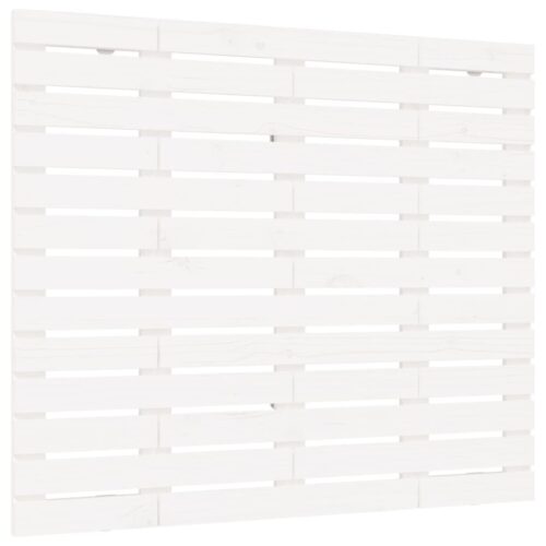 Wall Headboard White 96cm Solid Wood Pine