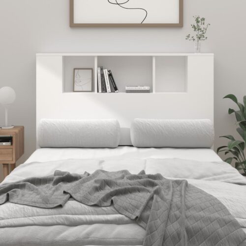 Headboard Cabinet White 120cm - Image 2