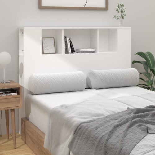 Headboard Cabinet White 120cm - Image 3