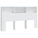 Headboard Cabinet White 180cm