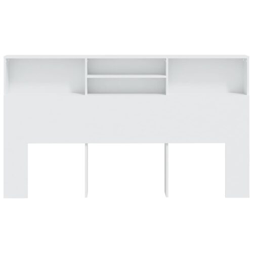 Headboard Cabinet White 180cm - Image 4