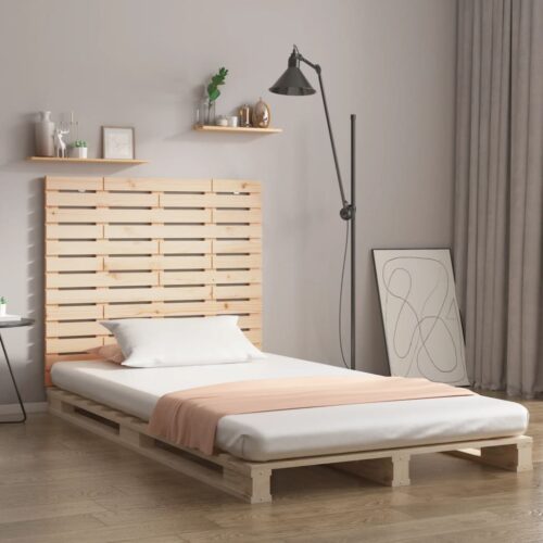 Wall Headboard 96cm Solid Wood Pine - Image 2
