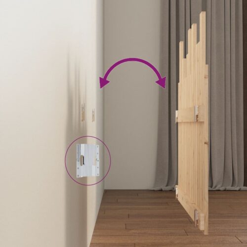 Wall Headboard 95.5cm Solid Wood Pine - Image 6