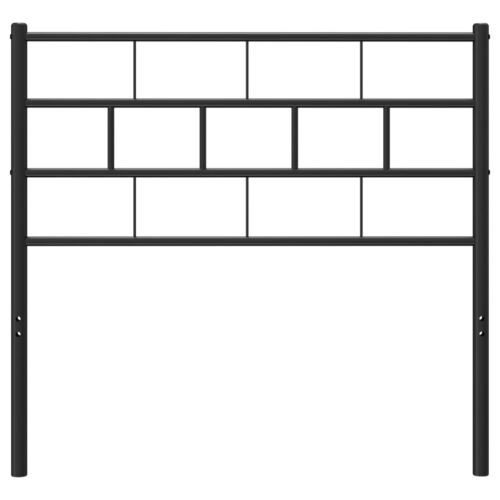 metal Headboard Black 107cm King Single - Image 3
