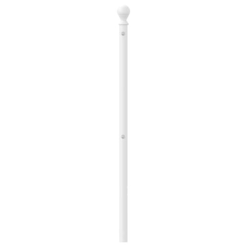Metal Headboard White 107cm King Single - Image 4