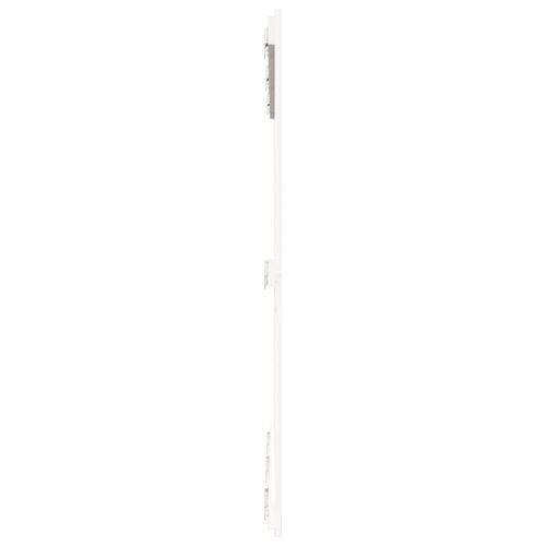 Wall Headboard White 140cm Solid Wood Pine - Image 5