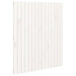 Wall Headboard White 95.5cm Solid Wood Pine
