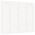 Wall Headboard White 141cm Solid Wood Pine
