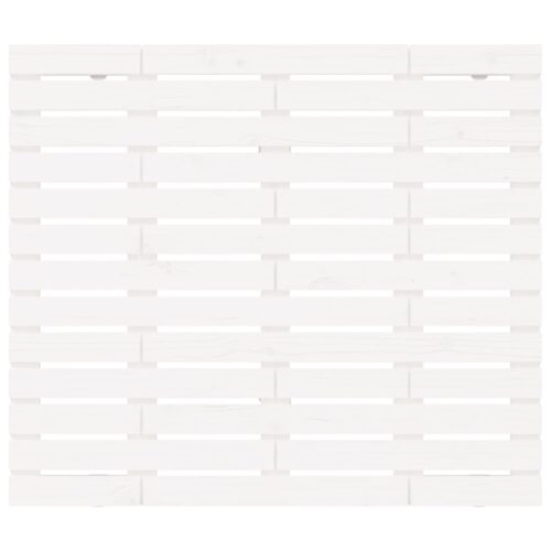Wall Headboard White 141cm Solid Wood Pine - Image 4