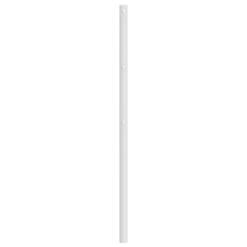 metal Headboard White 107cm King Single - Image 4